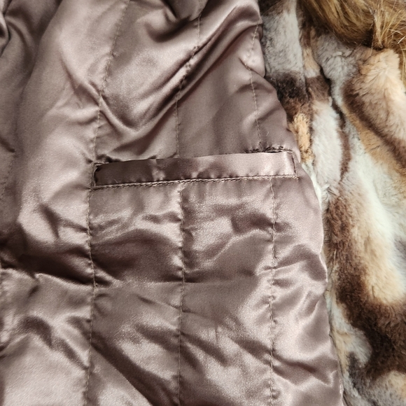 Adrienne Landau Faux Fur Animal Print Vest Womens Size M Preppy Luxury - Picture 10 of 13